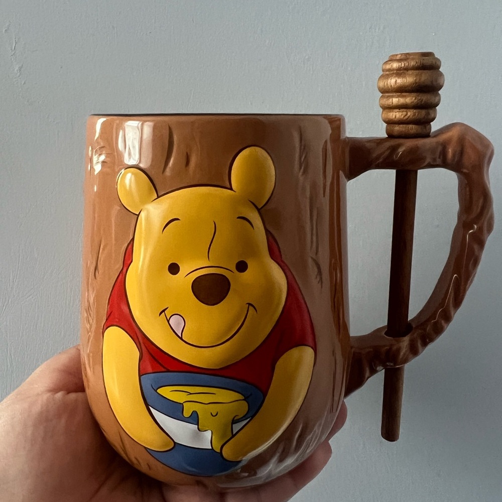 Disney Brown Mug with Winnie the Pooh Design